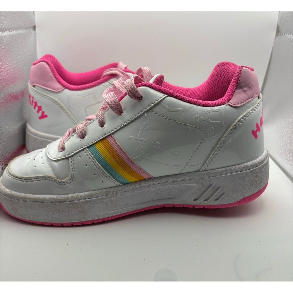 Heelys Kama HKC White Rainbow Pink Skate Shoes Girls Youth 3 Womens 4 H016-0128 - Picture 8 of 10